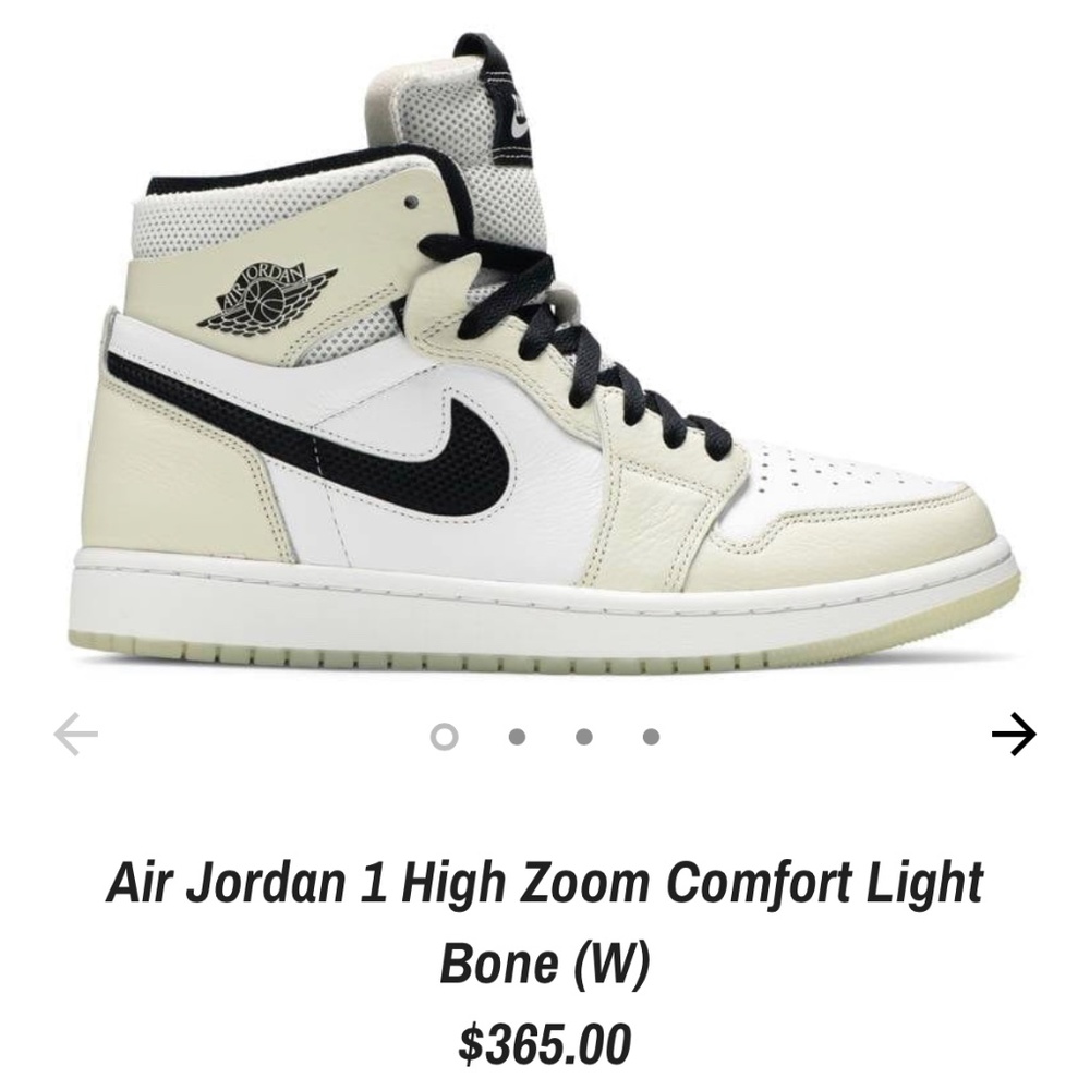 Air Jordan 1 High Zoom Confortativos Light Bone